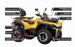 Квадроцикл HISUN GUARDIAN 750S -/SHORT/