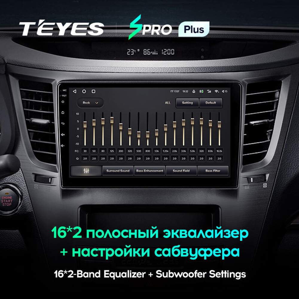 Teyes SPRO Plus 9" для Subaru Outback, Legacy 2009-2014