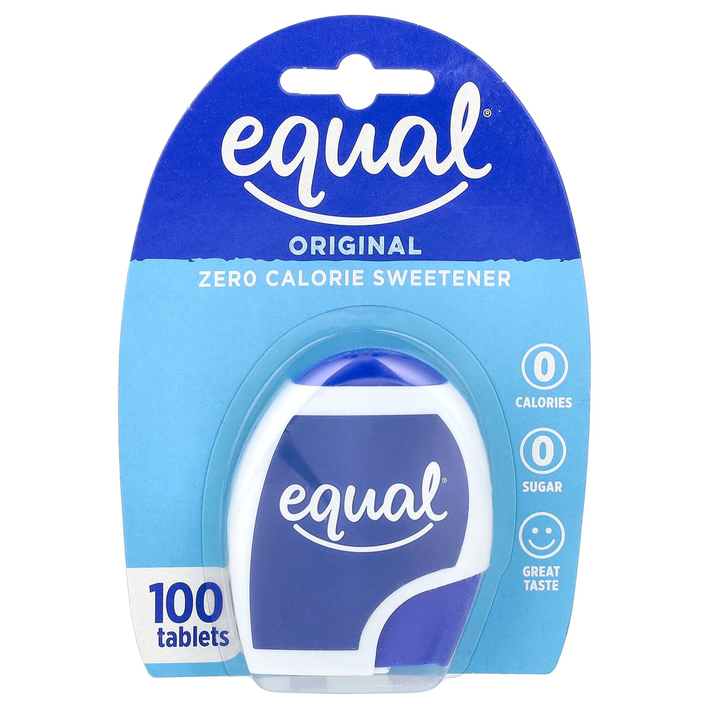 Equal, Нулевой калорийный подсластитель, оригинальный, 100 таблеток