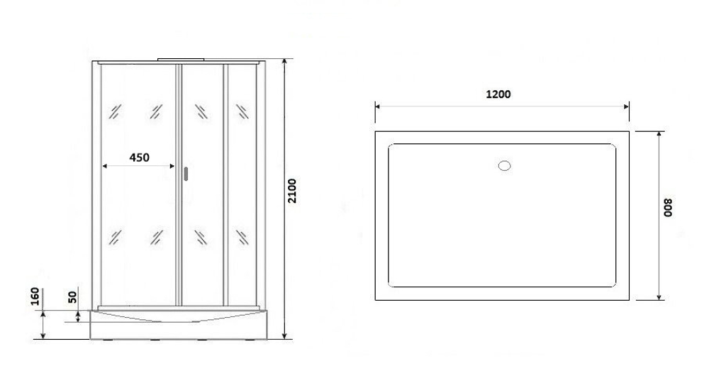 Душевая кабина Niagara Premium NG-6012-01QR