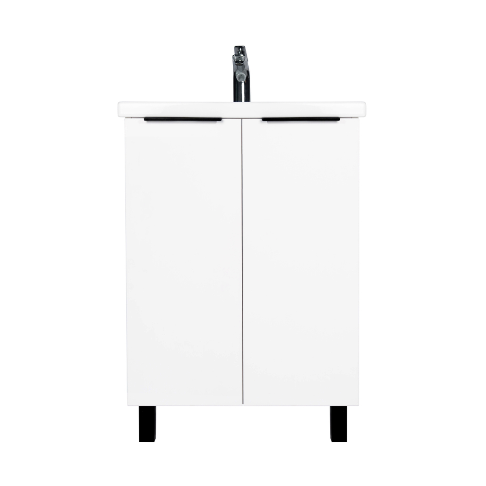 Тумба VIANT "Берлин" MODUO 60 2 ств белая 444х570х820 (VBER60MDBEL-T2ST)