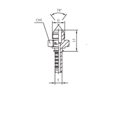 Фитинг DN 05 JIC (Ш) 7/16