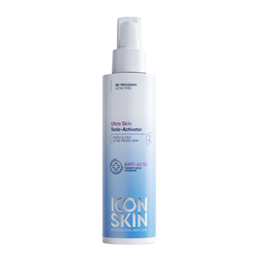 Очищающий тоник-активатор ICON SKIN RE:PROGRAM ACNE FREE Ultra Skin Tonic-Activator