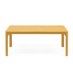 Журнальный столик Net Table 100х40 см горчичный