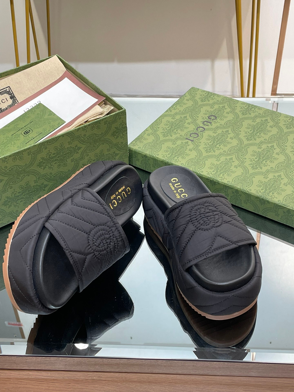 Gucci Platform Slide Sandal
