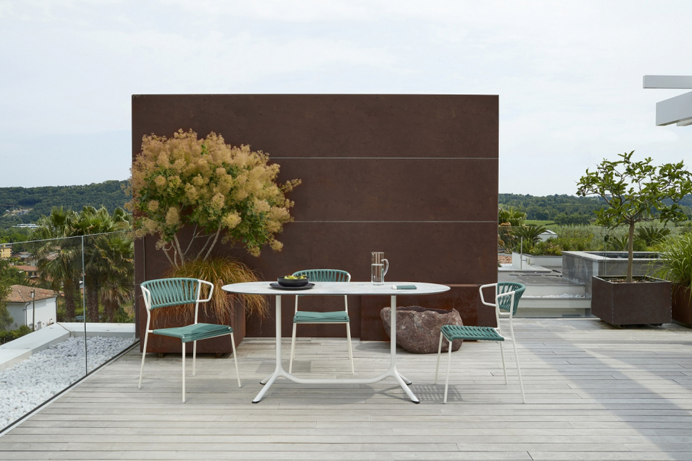 Стул плетеный Scab Design Lisa Filo, лен, ментоловый