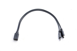 USB type C(f) разветвитель 1 гнездо на 2 штекера type С(m) + micro USB(m)