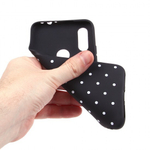 Чехол ТПУ в горошек для Xiaomi Redmi 7, 011374 Коричневый