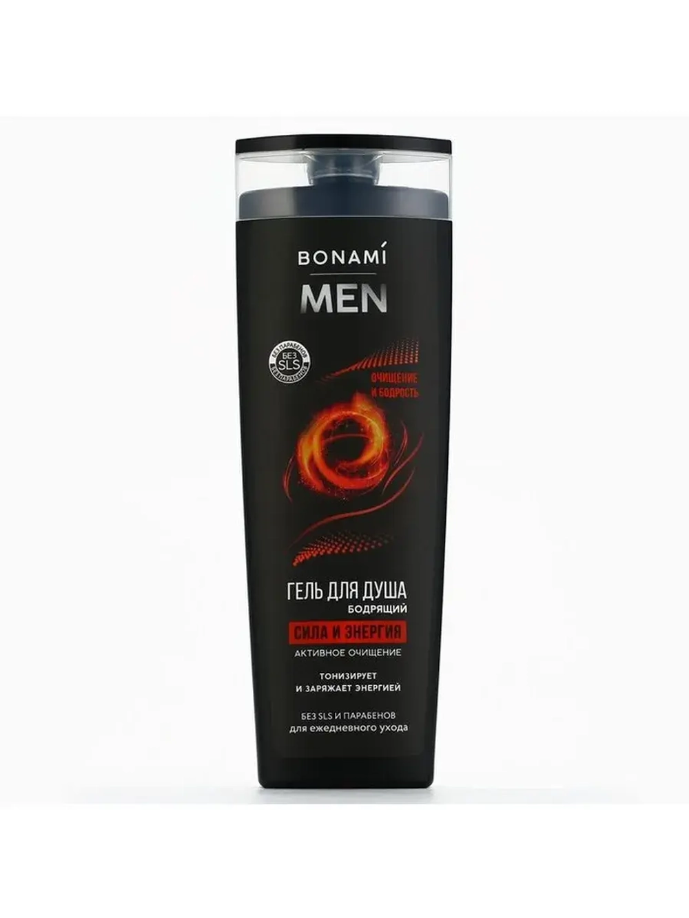 Гель для душа бодрящий For men, сила и энергия, 400 мл, BONA