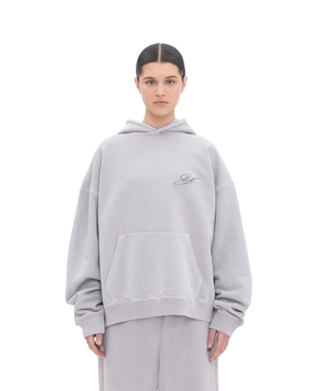 GREY SMURF HOODIE