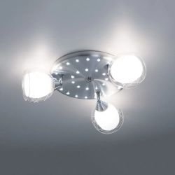 Citilux Самба CL158132 Люстра с поворотными плафонами Алюминий Хром
