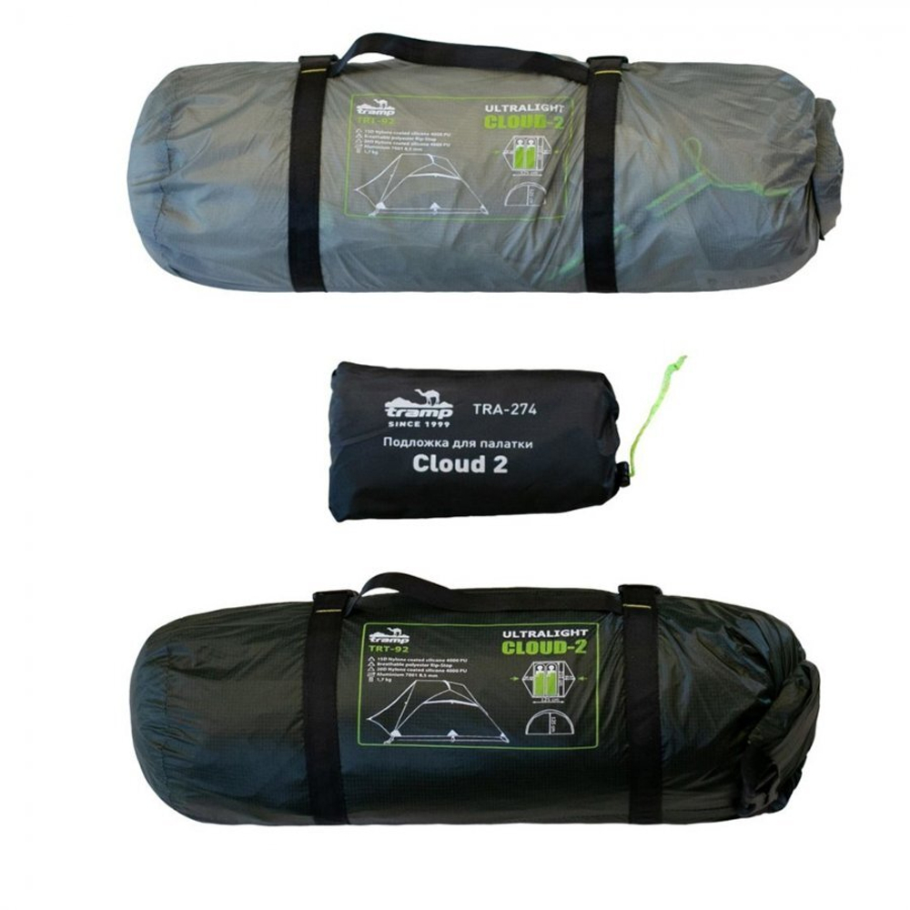 Подложка для палатки TRAMP Cloud 2Si (dark green), артикул TRA-274