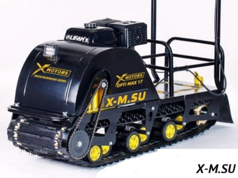 Мотобуксировщик X-MOTORS OPTI MAX 22 л.с. с подогревом ручек