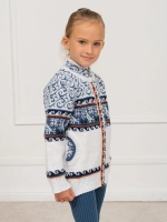 Кофта - бомбер вязаная