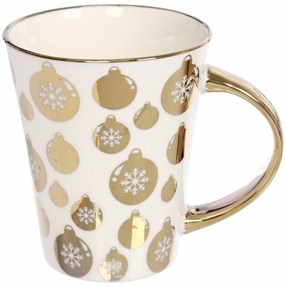 Кружка керамическая 380мл «Золотая коллекция», микс 4рисунка