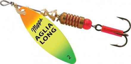 Блесна Mepps AGLIA LONG OR/TIGER  №2