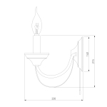 Бра Eurosvet Lazzaro 60098/2 хром