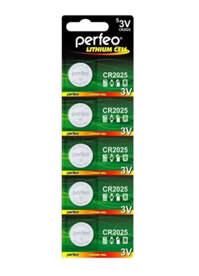 Батарейка Perfeo CR2025/5BL Lithium Cell 5 шт
