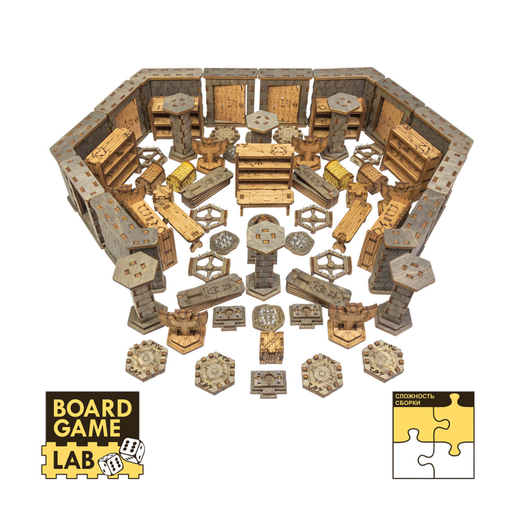 Набор окружения для Мрачная гавань и Мрачная гавань: Челюсти льва (Gloomhaven & Gloomhaven: Jaws of the Lion)