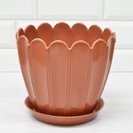 Кашпо Хризантема 3,4л, цвет в ассортименте