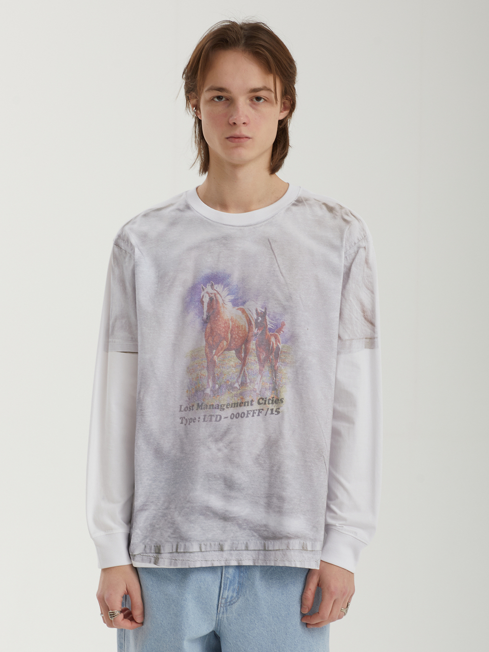 Мужской Лонгслив Trompe-l'oeil