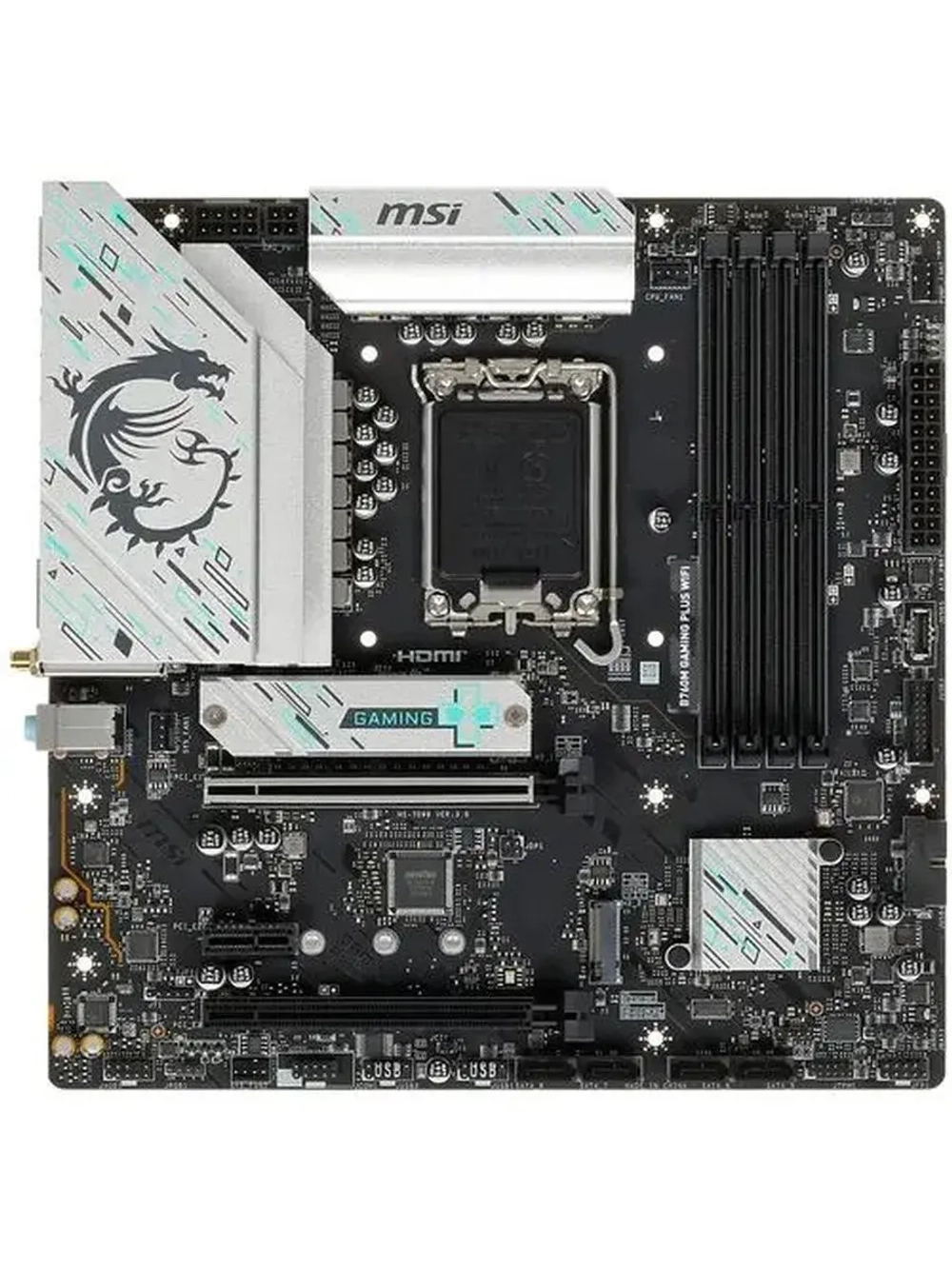 Материнская плата B760M GAMING PLUS WIFI LGA 1700 Micro-ATX