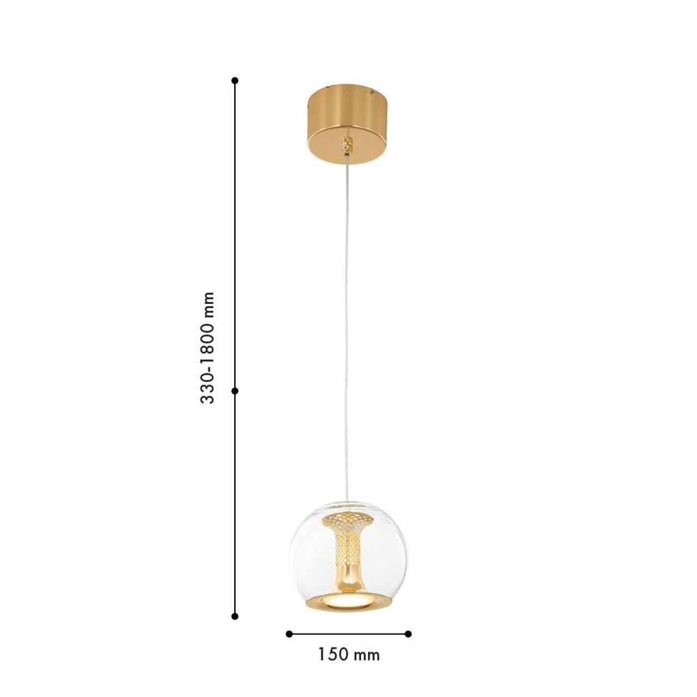 Подвесной светодиодный светильник Favourite Sfar 4338-1P