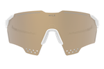 Спортивные очки HILX Gladiator (L) / Shiny White / Gold Mirror Lens