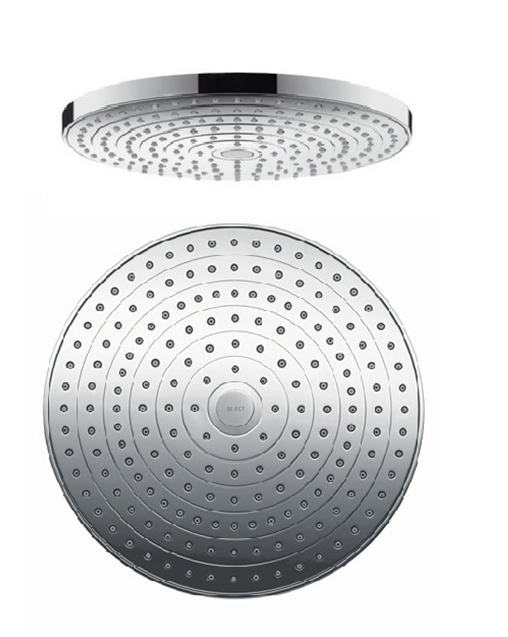 Душевая система Hansgrohe Raindance Select 300 2jet Showerpipe хром 27133000 с термостатом