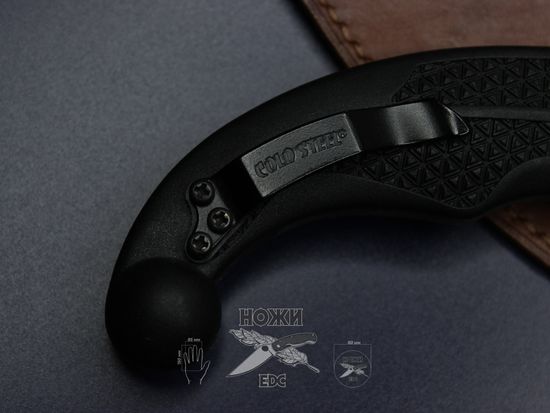 Складной нож Коллекционный Cold Steel Scimitar Plain 25S c клинком из стали VG-1, рукоять Zytel