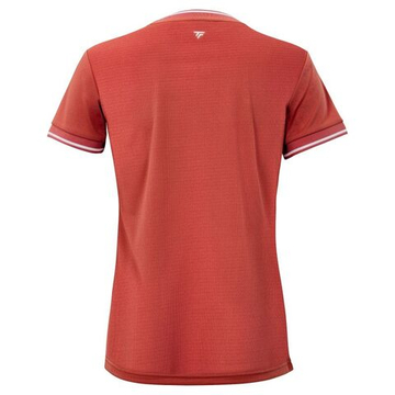 Женская теннисная футболка Tecnifibre Team Tech - terracotta
