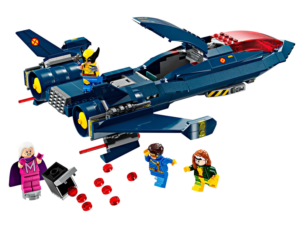 LEGO Super Heroes 76281 «Истребитель X-Jet Людей Икс» — культовый самолёт