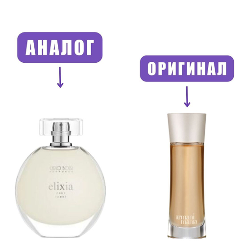 CARLO BOSSI ELIXIA SILVER (версия Armani Mania) edP 100ml lady