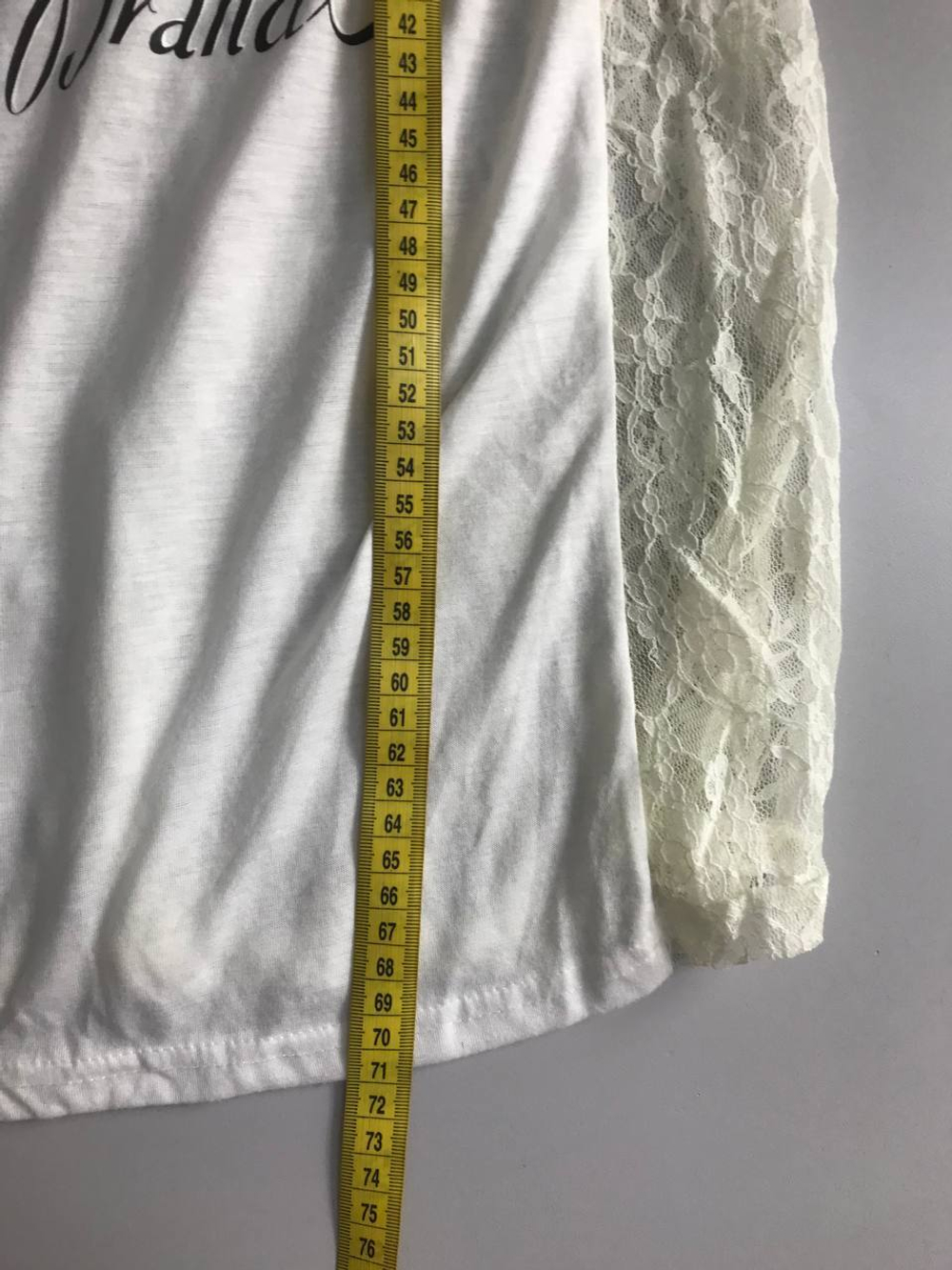 Топ с кружевной спинкой, визуально 42/44 размер