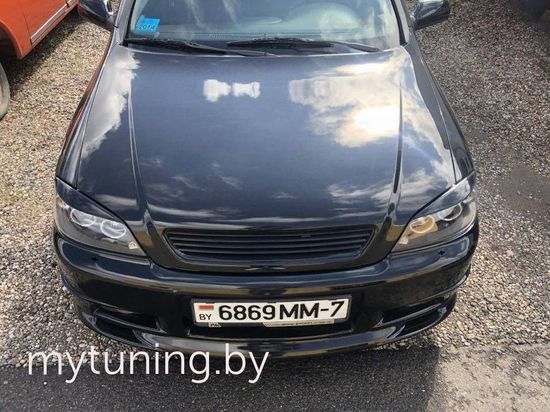 Реснички на фары для Opel Astra G