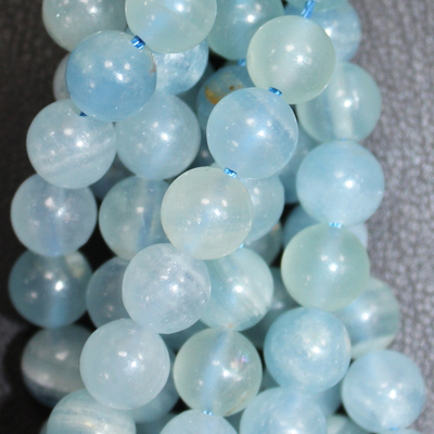 Сапфирин голубой агат 8мм