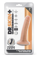 Телесный фаллоимитатор-реалистик 5 Inch Posable Dildo - 13,9 см. (Цвет: телесный)