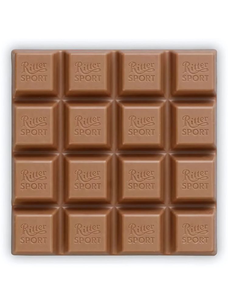 Шоколад тёмный Ritter Sport Яркий апельсин 100 г