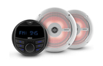 Морская аудиосистема RGB MRX16SL/WH, DS18