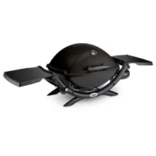 Портативный газовый гриль Weber Q 2200 с тележкой, 1 горелка, чёрный