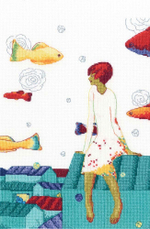 Коллекция:	Женский образ¶Название по-английски:	Floating among the clouds¶Название по-русски:	Плыву