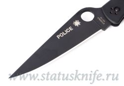 Нож Spyderco Police C07BKP Full Black Tacticalфотография - 2