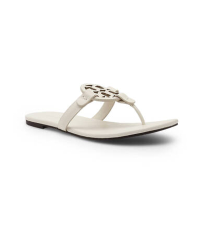 кожаное вьетнамки miller TORY BURCH - кремовый(90582)