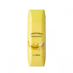 Укрепляющая ночная маска для возрастной кожи The Saem Fruits Punch Banana Sleeping Pack