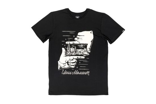 Футболка STEAL CHILL Цени Момент Черный