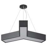 Светильник LED ЭРА Geometria SPO-141-B-40K-028 Igrek 28Вт 4000K 1900Лм IP40 600*80 черный подвесной драйвер внутри