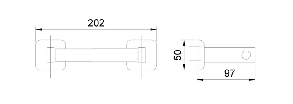 Держатель для туалетной бумаги нерж. сталь SURFACE 05018.S матовый