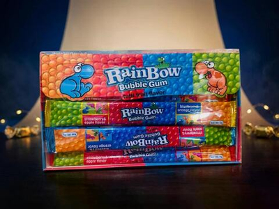 Жев.конфеты Rain Bow bubble Gum 11гр 20*30