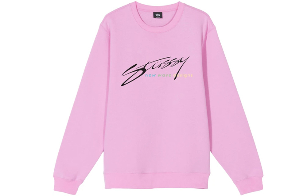 Худи Stussy New Wave Designs Crew l ogo, 118376