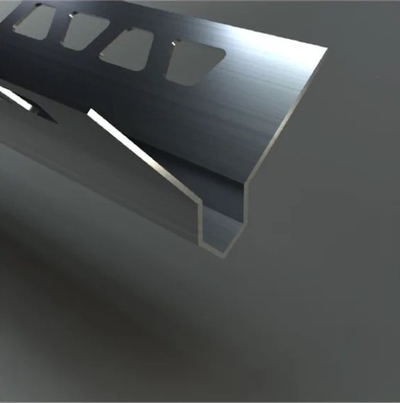 Наружный профиль для штукатурки ZAVS, нержавеющая сталь полированная